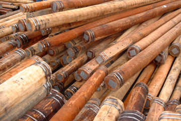 Natural hardwood poles contain no toxic chemicals.